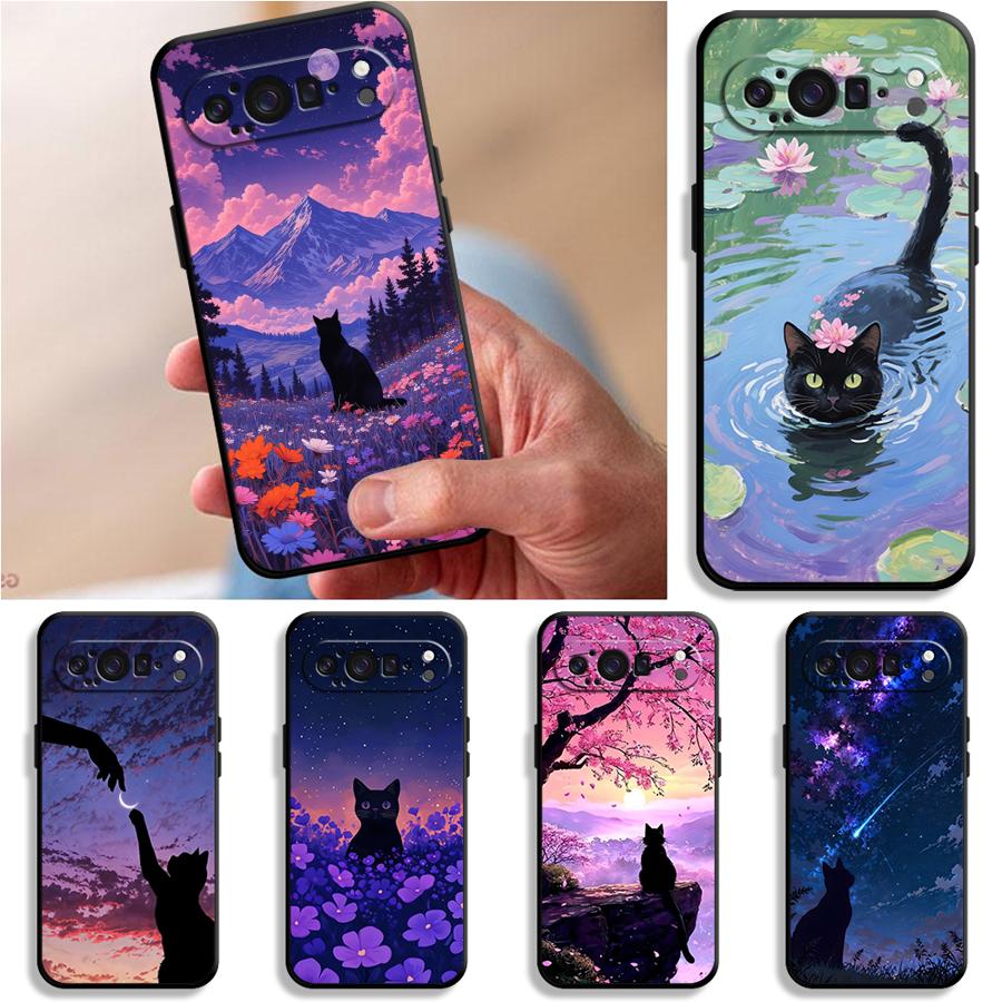 Phone Cases Cat - Чехол для телефона Funda для Google