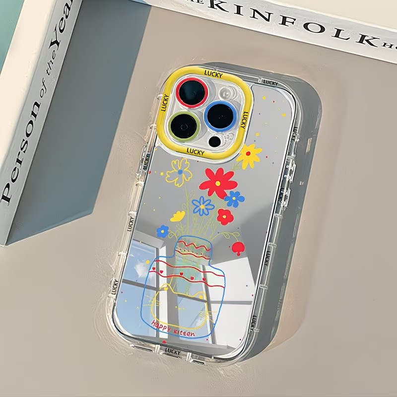 Phone Cases Cat - Летний чехол-зеркало с дизайном «Кошка в