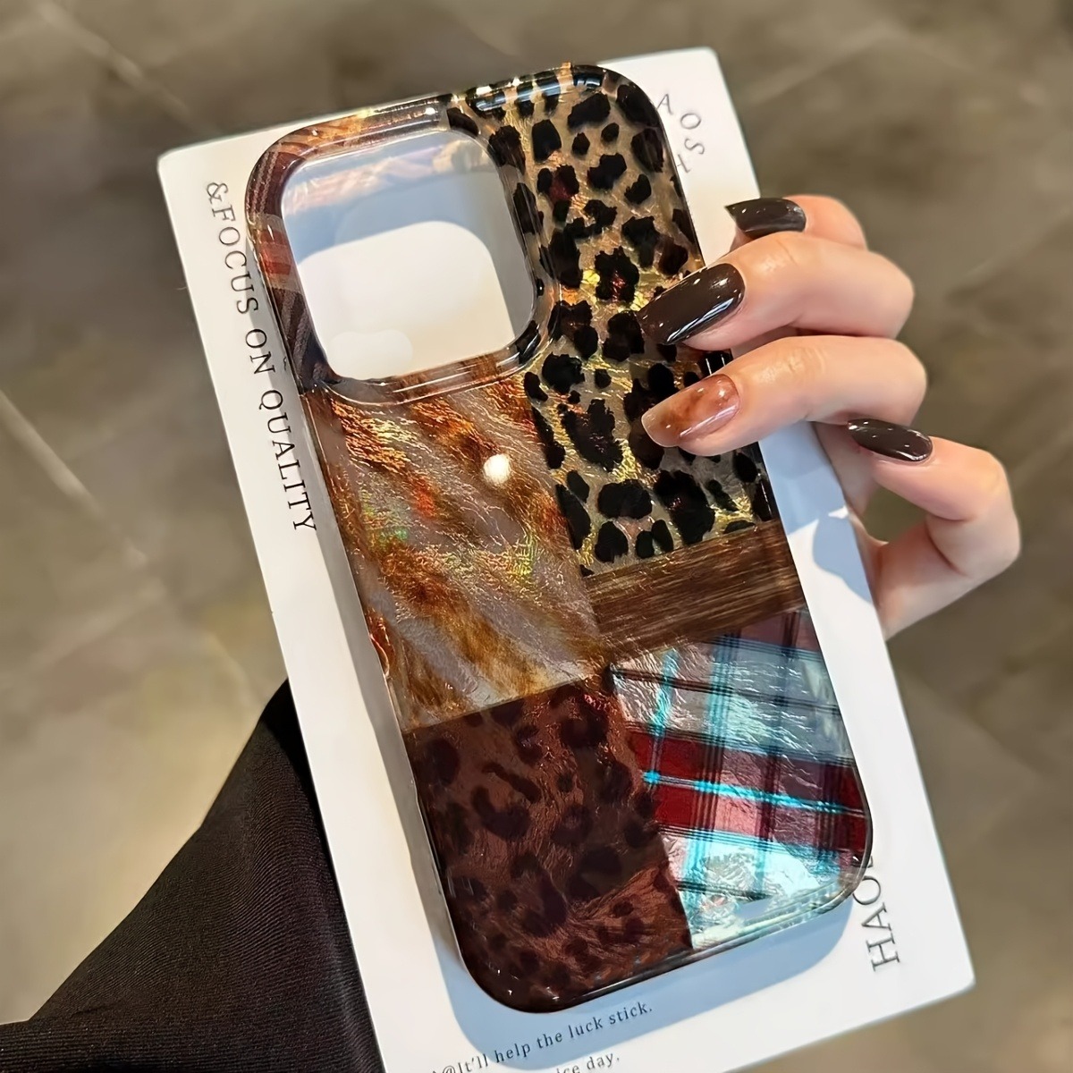 Phone Cases Brown - Высококачественный чехол для телефона с леопардовым