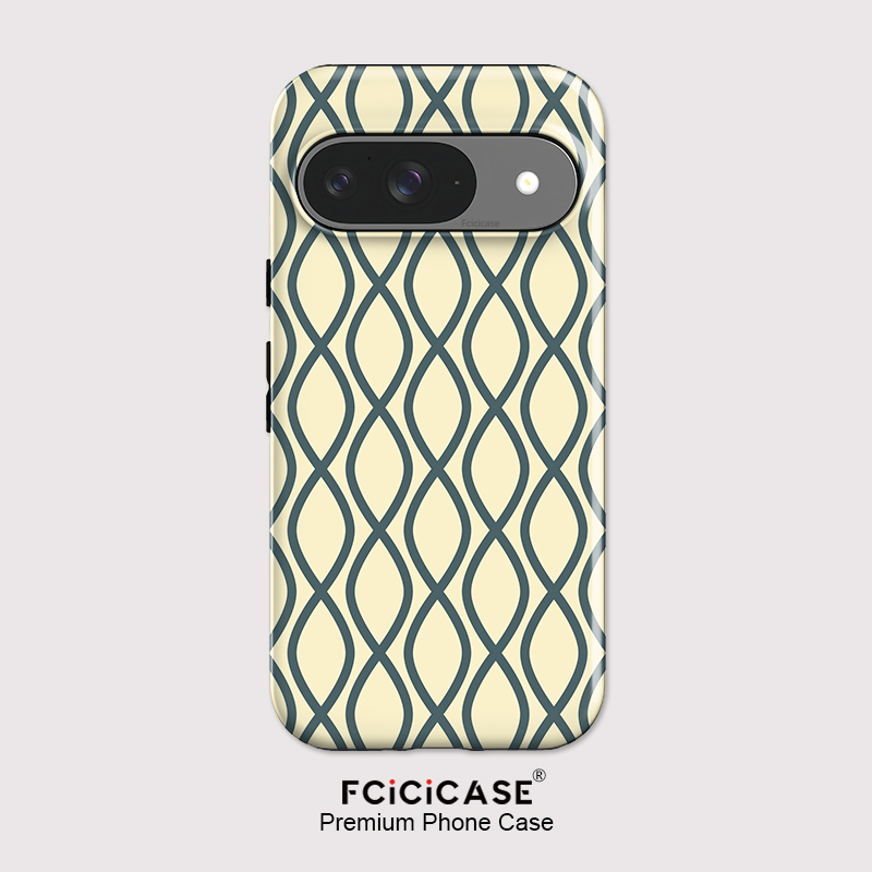 Phone Cases Google Pixel 10 - Чехол Fcicicase с модным полосатым принтом