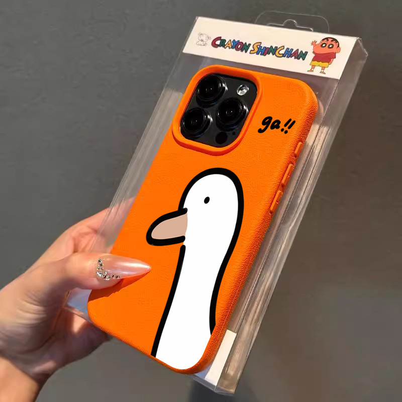 Cute Cartoon Case - Чехол для телефона с милой уткой