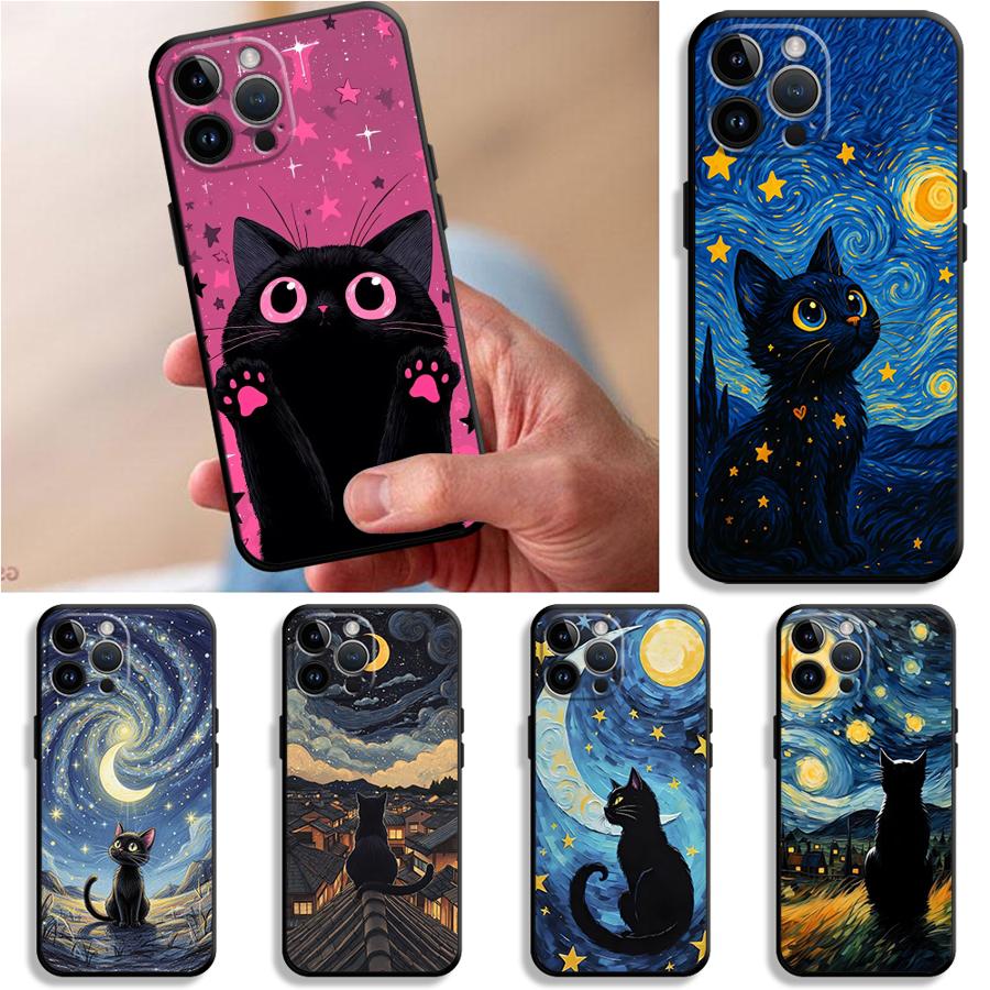 Phone Cases Cat - Чехол для телефона Funda для Apple