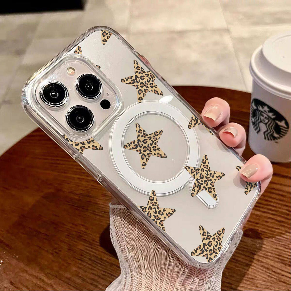 Phone Cases Girly - Чехол для телефона с леопардовым принтом