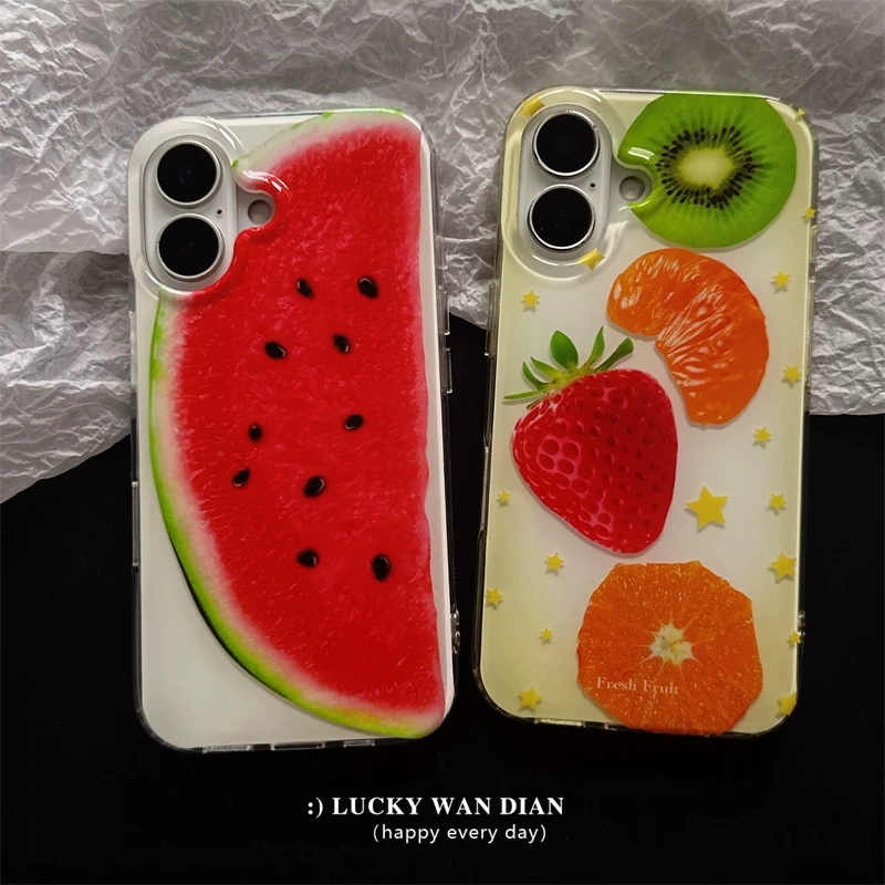 Phone Cases Orange - Летний чехол для телефона с полноэкранным