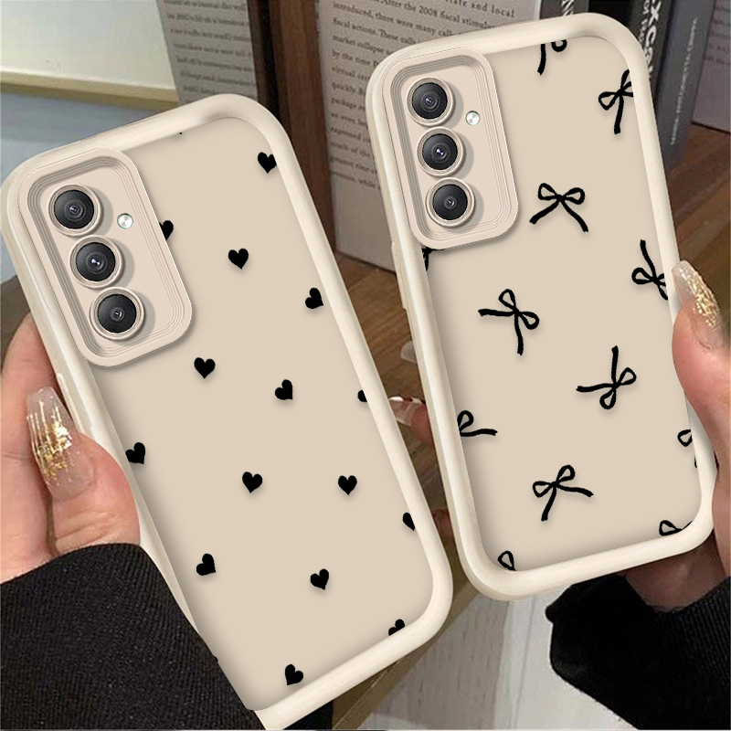 Черный чехол с сердечками и ба – обзор и цена Phone Cases Samsung