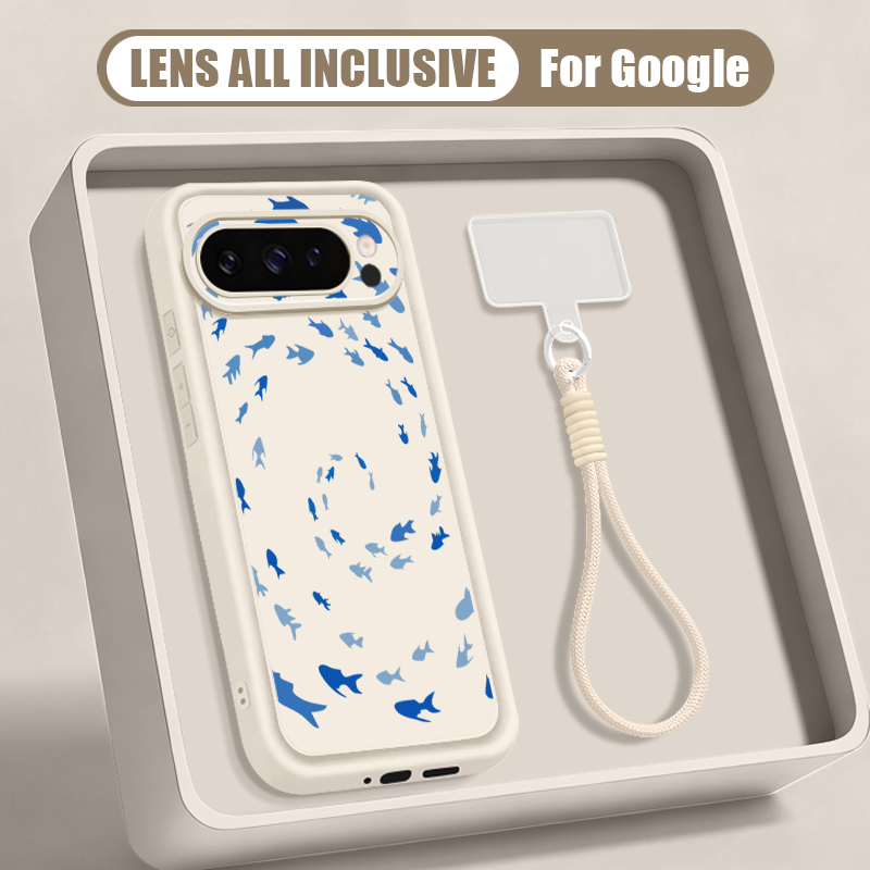 Чехол-ремешок с принтом китов- – обзор и цена Phone Cases Google Pixel 10