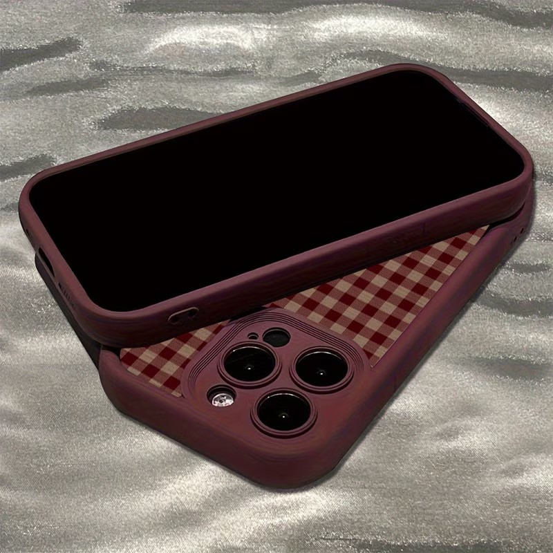 Винно-красный винтажный чехол  – обзор и цена Phone Cases Brown
