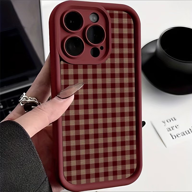 Винно-красный винтажный чехол  – обзор и цена Phone Cases Brown