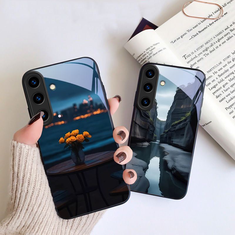 Черный стеклянный чехол для те – обзор и цена Phone Cases Orange