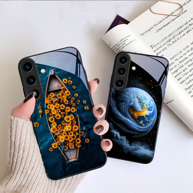 Черный стеклянный чехол для те – обзор и цена Phone Cases Orange