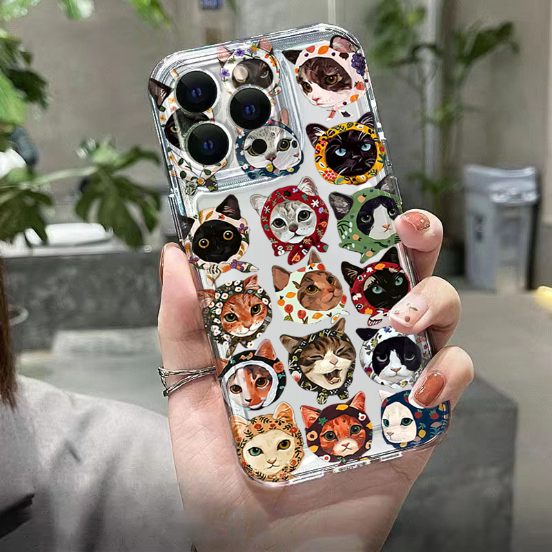Милый прозрачный чехол для тел – обзор и цена Phone Cases Cat
