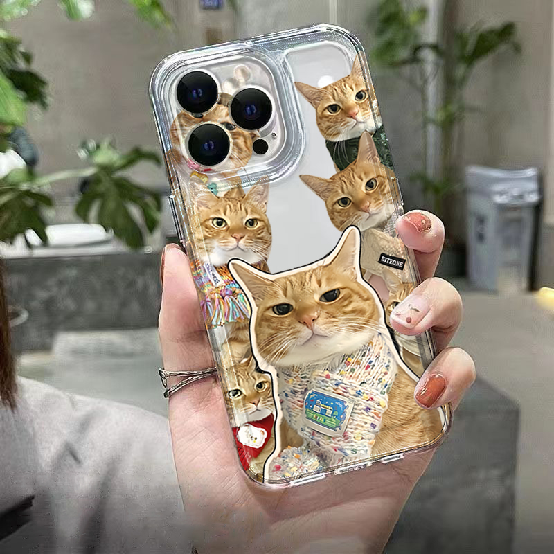 Милый прозрачный чехол для тел – обзор и цена Phone Cases Cat