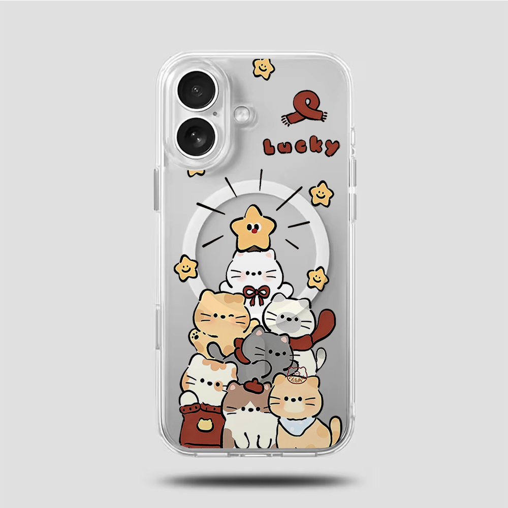 Прозрачный чехол для телефона  – обзор и цена Cute Cartoon Case